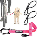 Jolof Store Dog Bike Leash – Tool-Free Hands-Free Attachment (Pink)