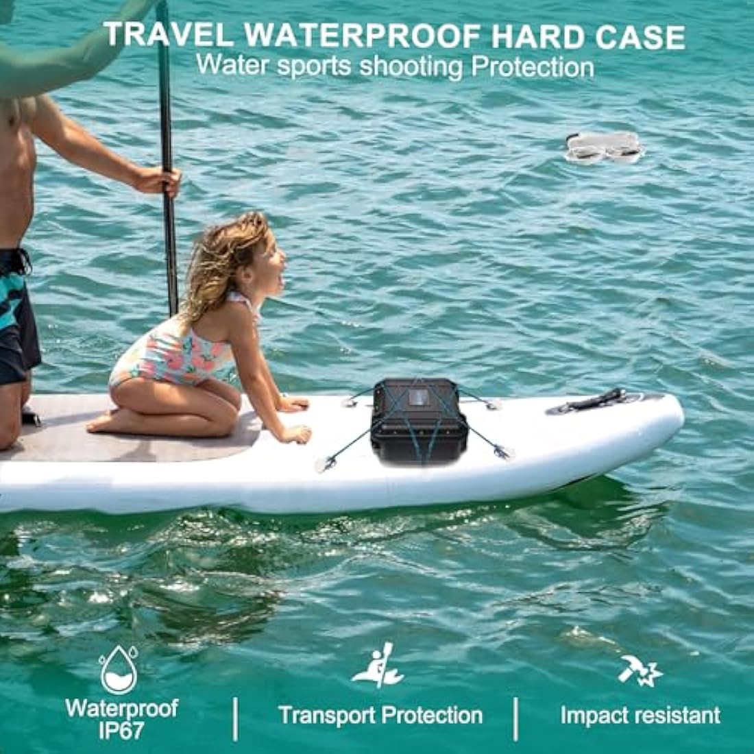 Lekufee Waterproof Hard Case for DJI Neo Drone Fly More Combo | IP67