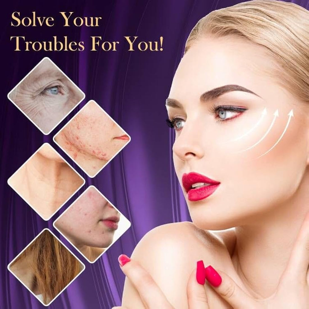 TUMAKOU 6-in-1 High Frequency Wand | Argon Purple Light Facial Machine