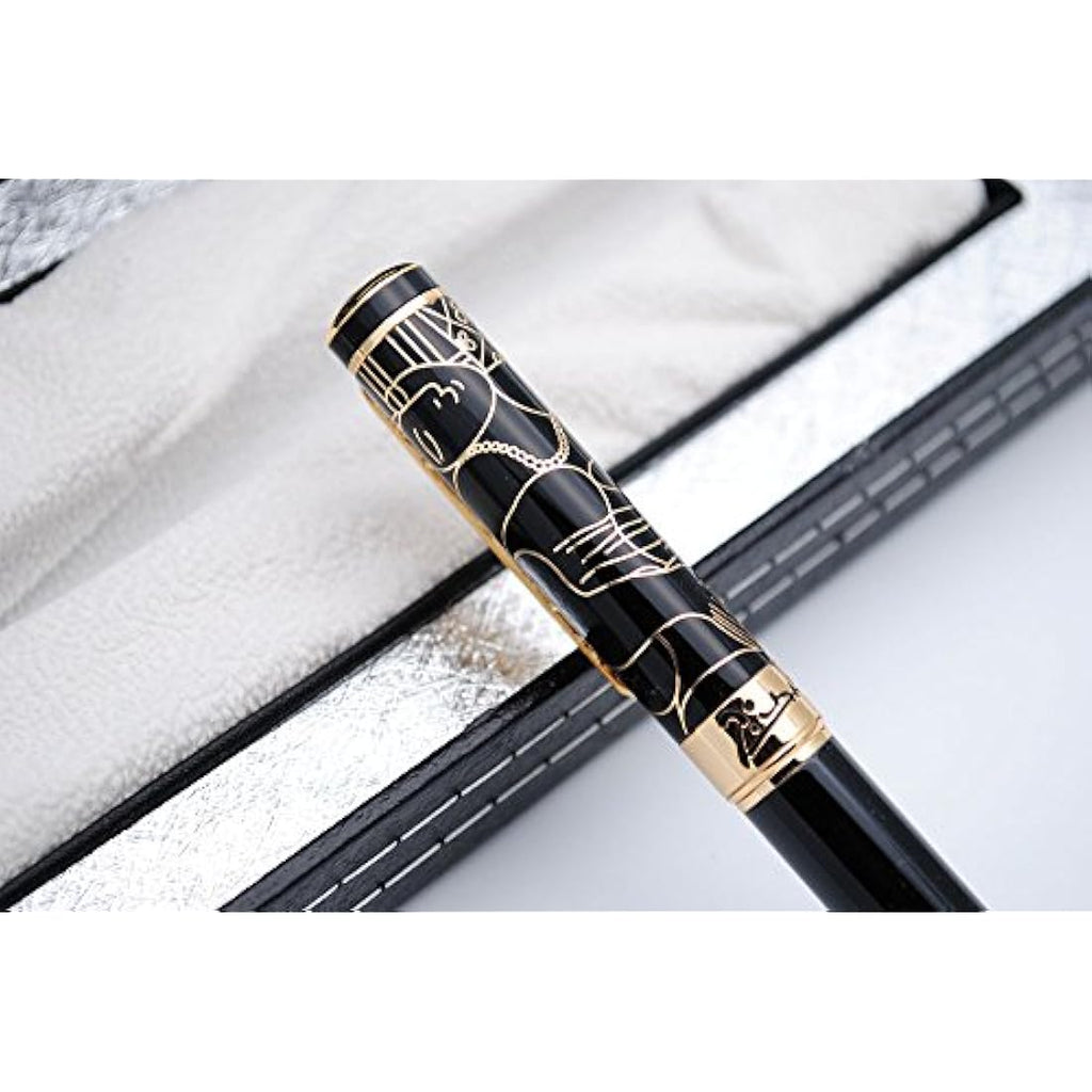 Picasso 902 Gentleman Fountain Pen – Relievo2 Medium Nib with Box