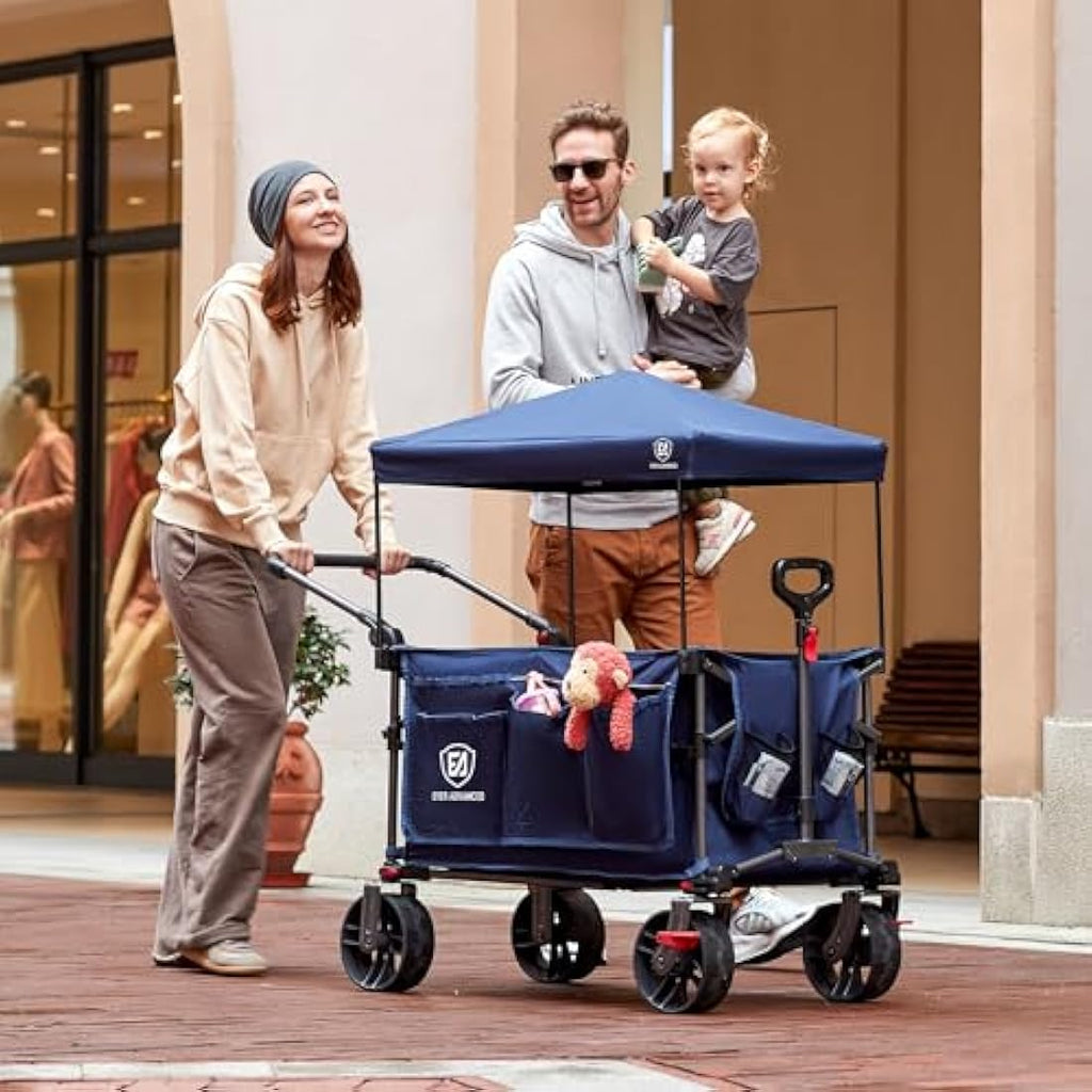 Ever Advanced Heavy Duty Folding Wagon – 150kg All-Terrain Beach Cart