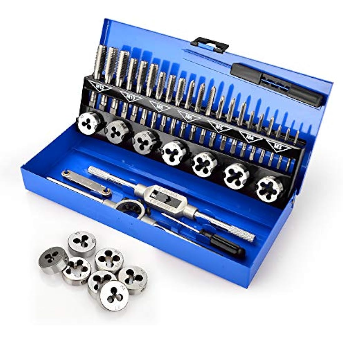 TIRDITY 32-Piece Metric Tap and Die Set – Alloy Steel Thread Repair Kit