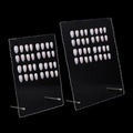 DELORIGIN Acrylic Nail Art Display Board – 2pcs Clear Manicure Organizer