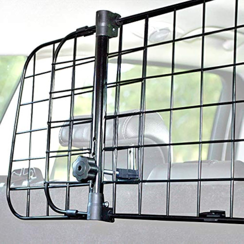 Sakura Adjustable Dog Guard for Cars | Steel Headrest Pet Barrier - Black