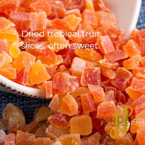 Dried Sweetened Papaya – 500g Healthy Baking Snack