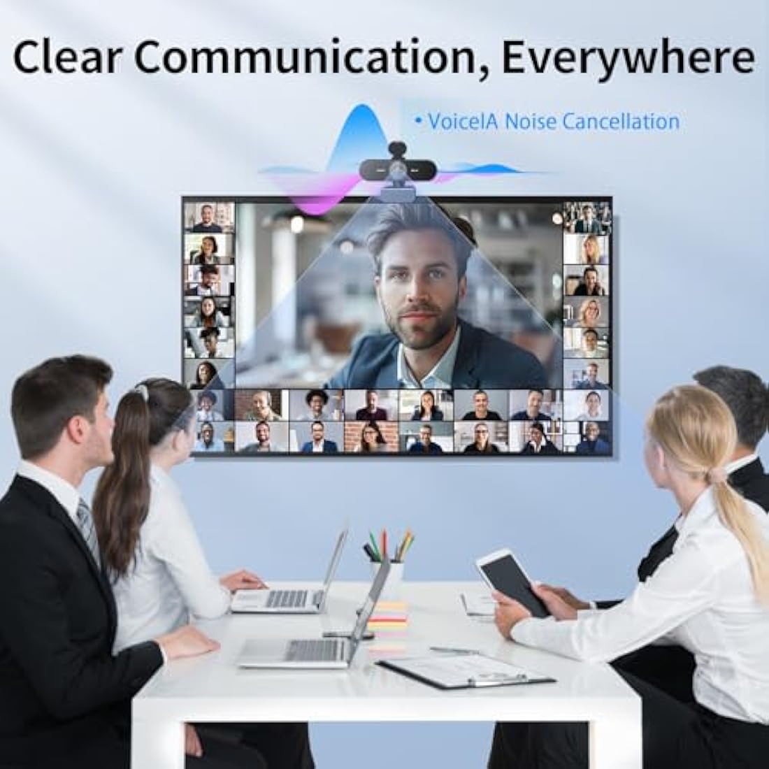EMEET NOVA 4K Webcam - Ultra HD Business Camera with PDAF Autofocus