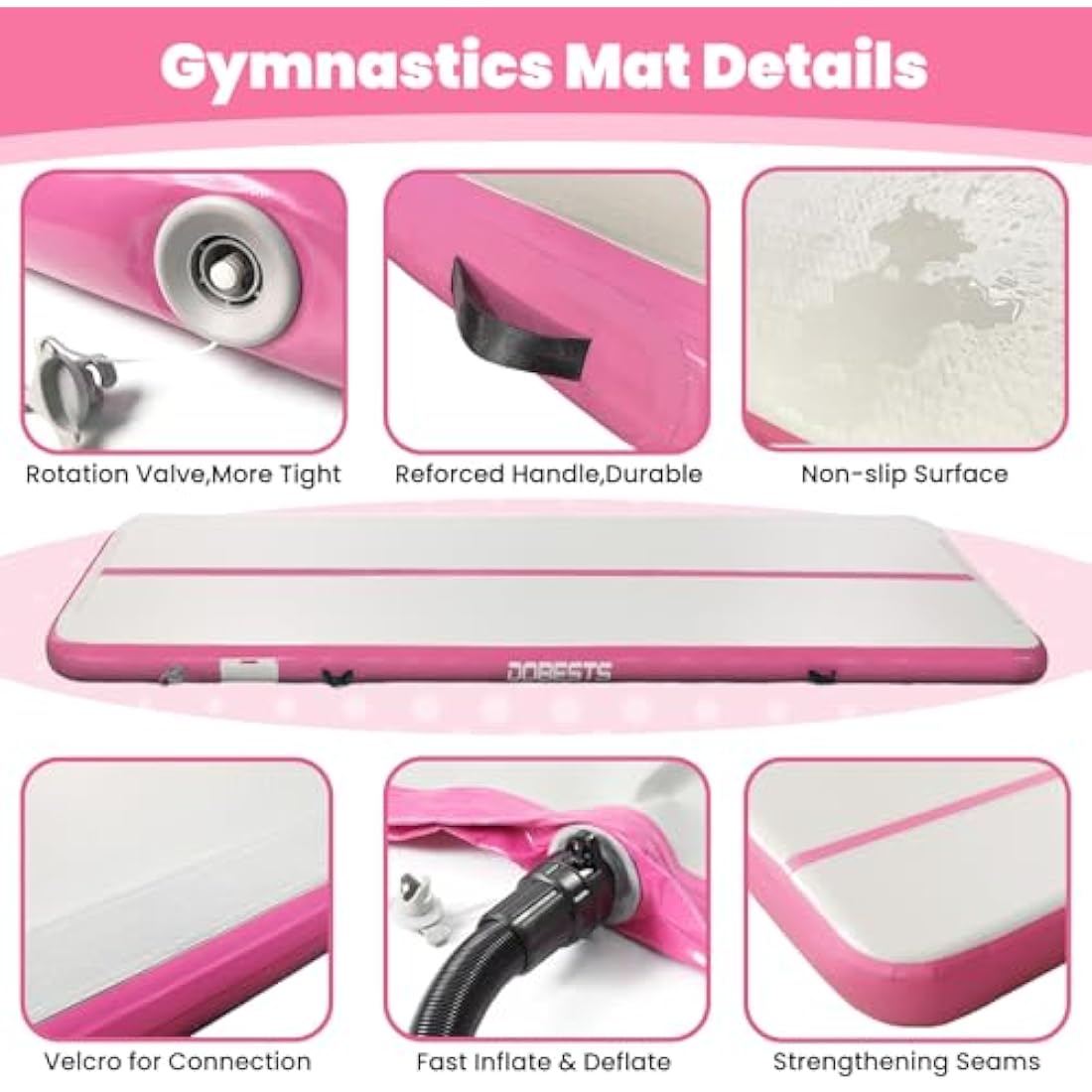 Inflatable Gymnastics Air Mat – Waterproof Tumble Track
