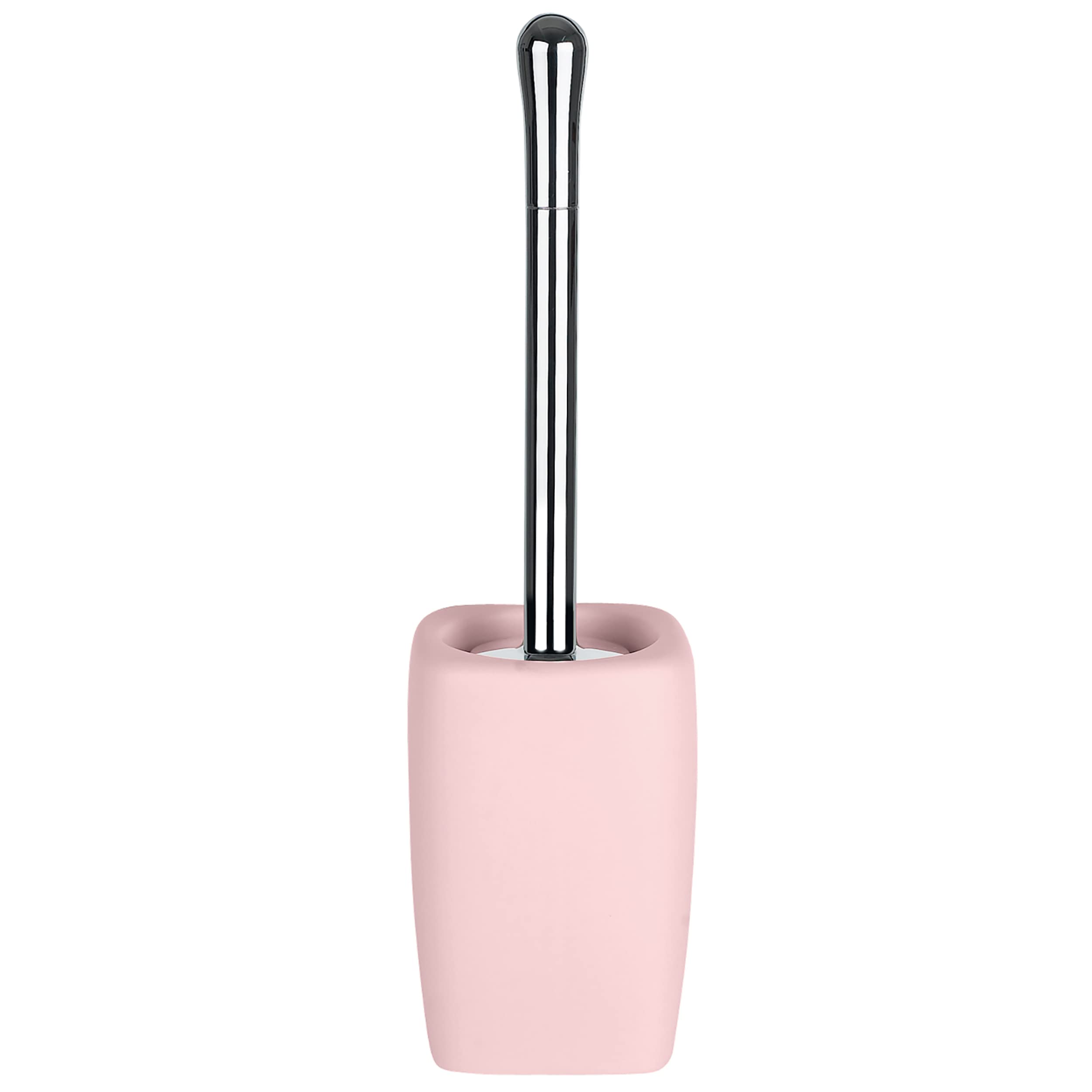 Spirella Retro Stoneware Toilet Brush – Pastel Pink, 11.5 x 42 cm