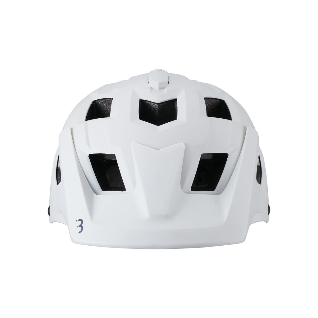 BBB Cycling Nanga MTB Helmet – ABS Shell with Camera Mount, Off White