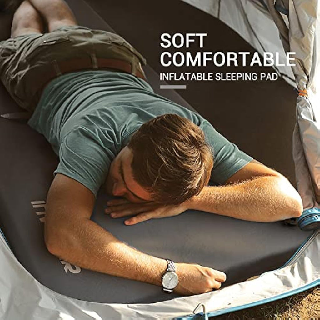 Self-Inflating Memory Foam Camping Sleeping Mat | 3" Thick