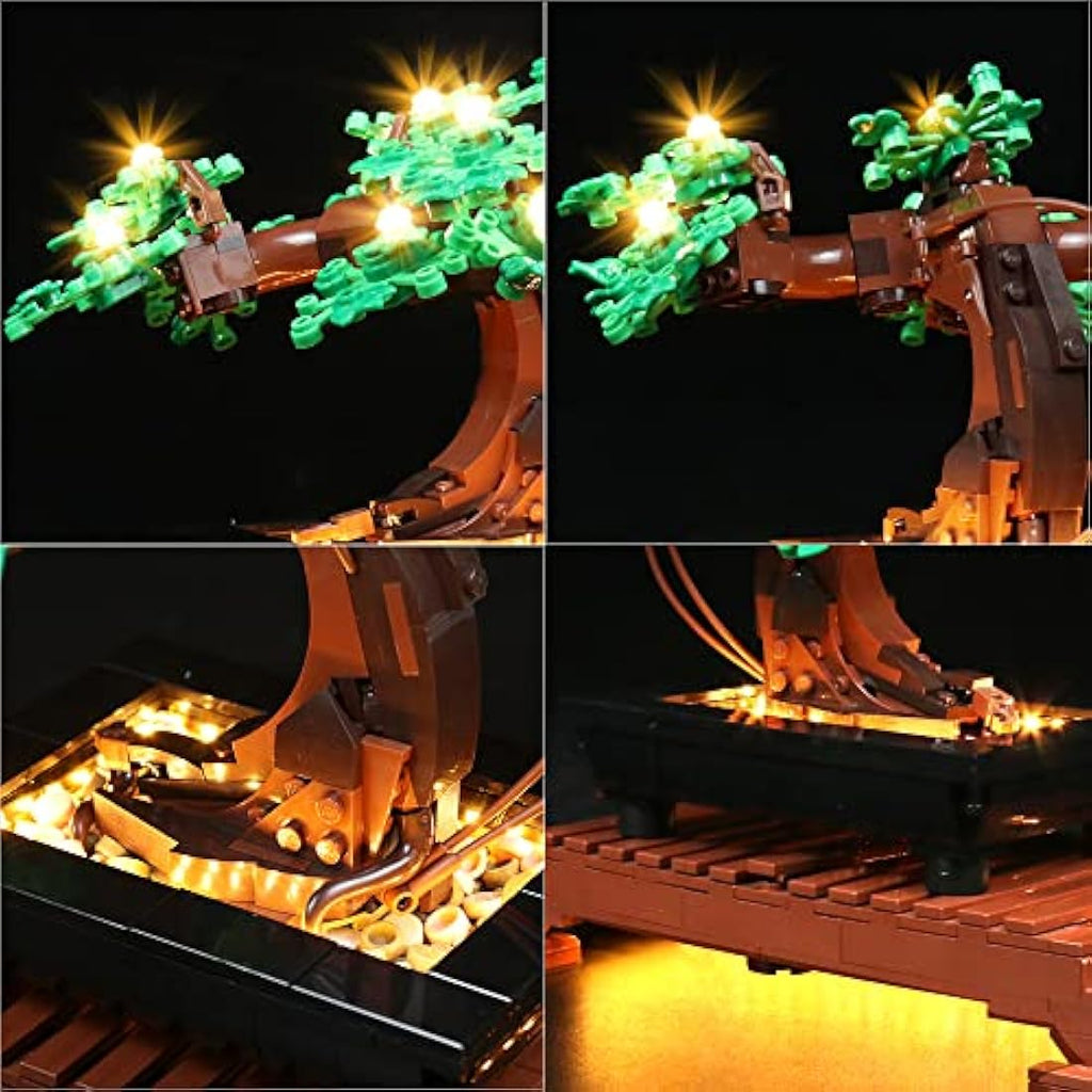 LocoLee LED Lighting Kit for Lego 10281 Bonsai Tree – USB Powered