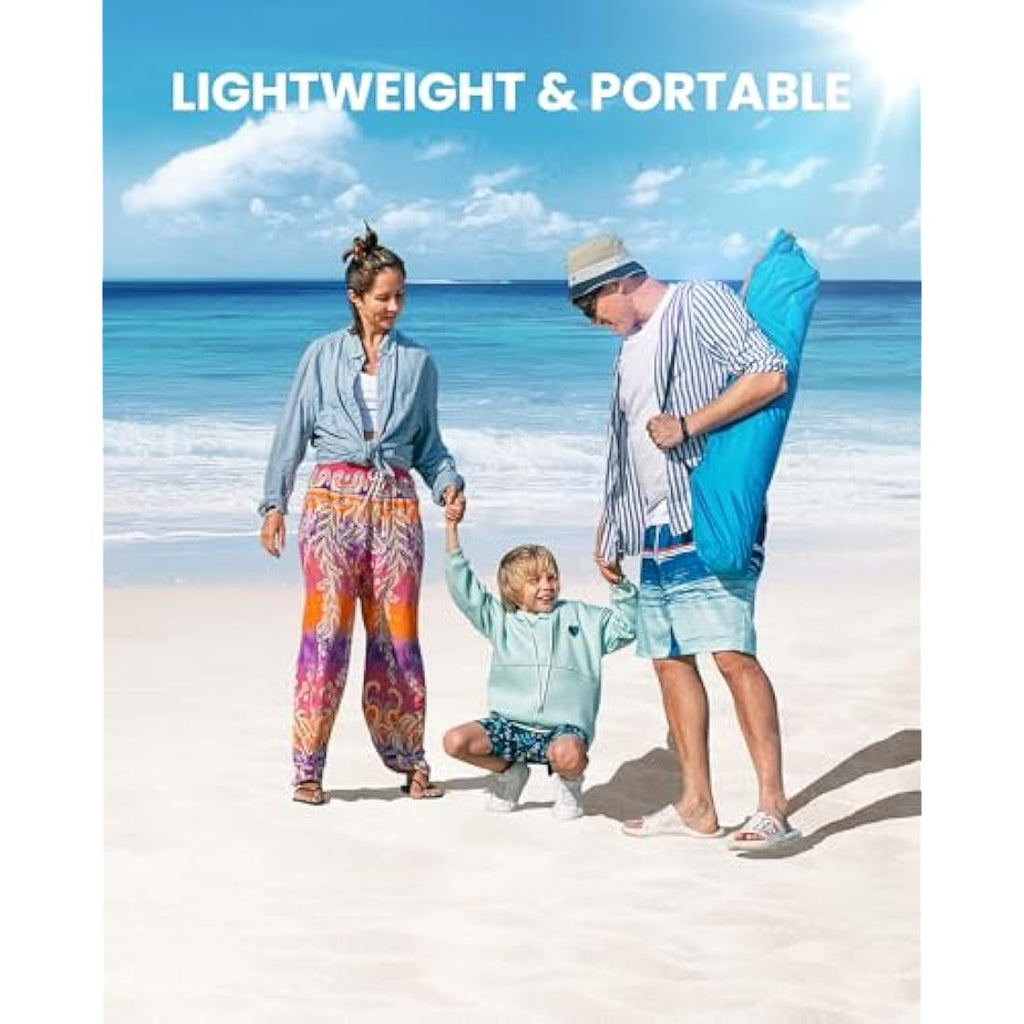 OutdoorMaster Pop Up Beach Tent – XL 4-Person UPF 50+ Sun Shelter