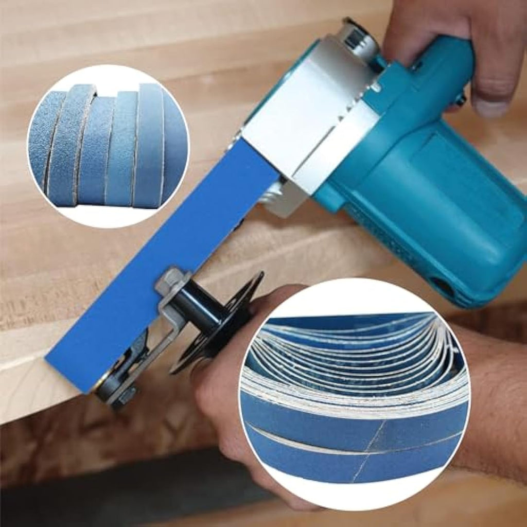 FEIHU Metal Sanding Belts 30x533mm | Zirconia Alumina Set of 30
