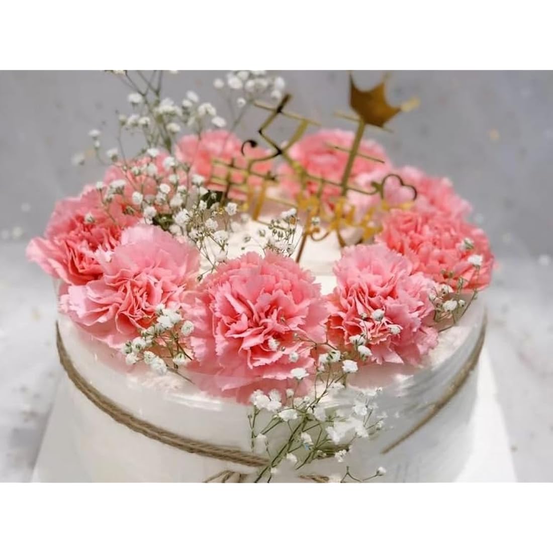 10-Stem Artificial Silk Carnations - 11" UV Resistant Red