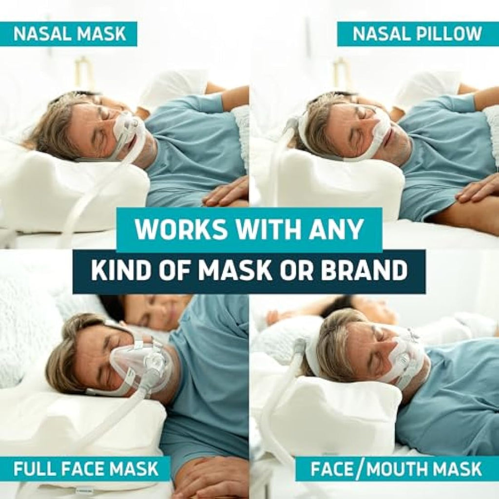 Lunderg CPAP Pillow | Adjustable Memory Foam for Side & Back Sleepers