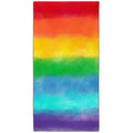 YISUMEI Rainbow Stripes Microfibre Beach Towel | Extra Large 180x90cm