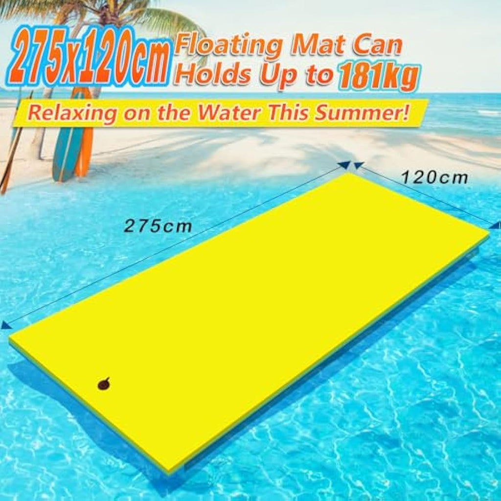 Floating Water Mat – 3-Layer XPE Foam Island for Lakes