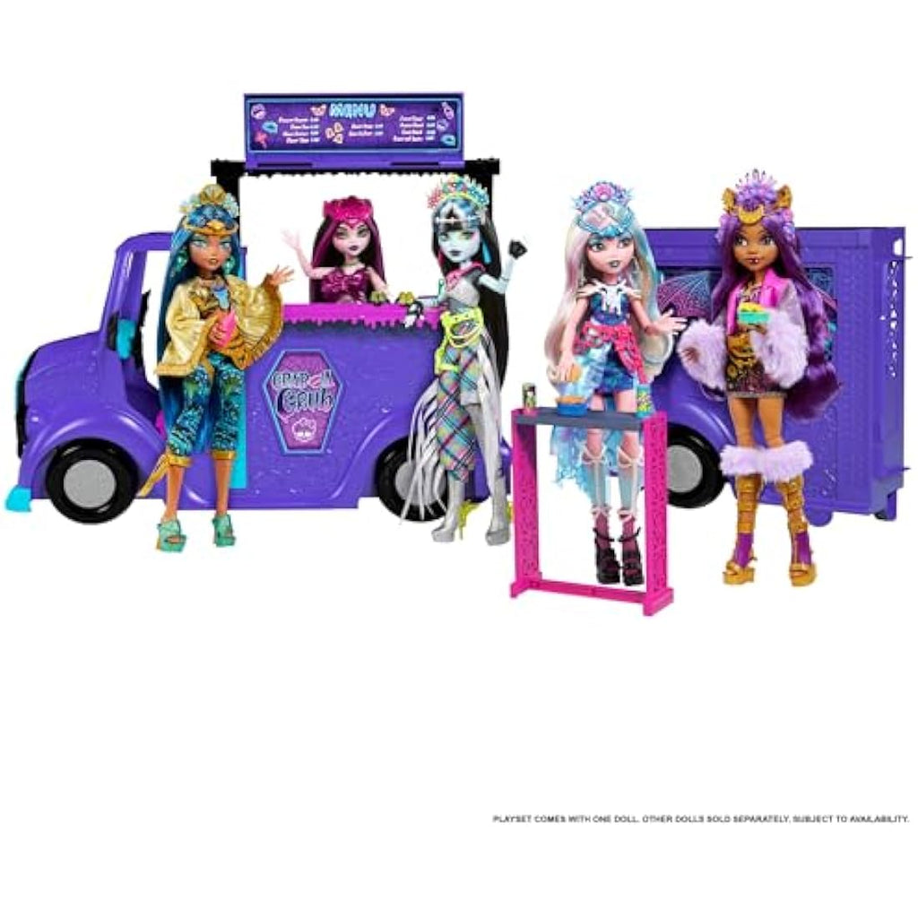 Monster High Draculaura Doll & Fangtastic Rockin’ Food Truck Playset