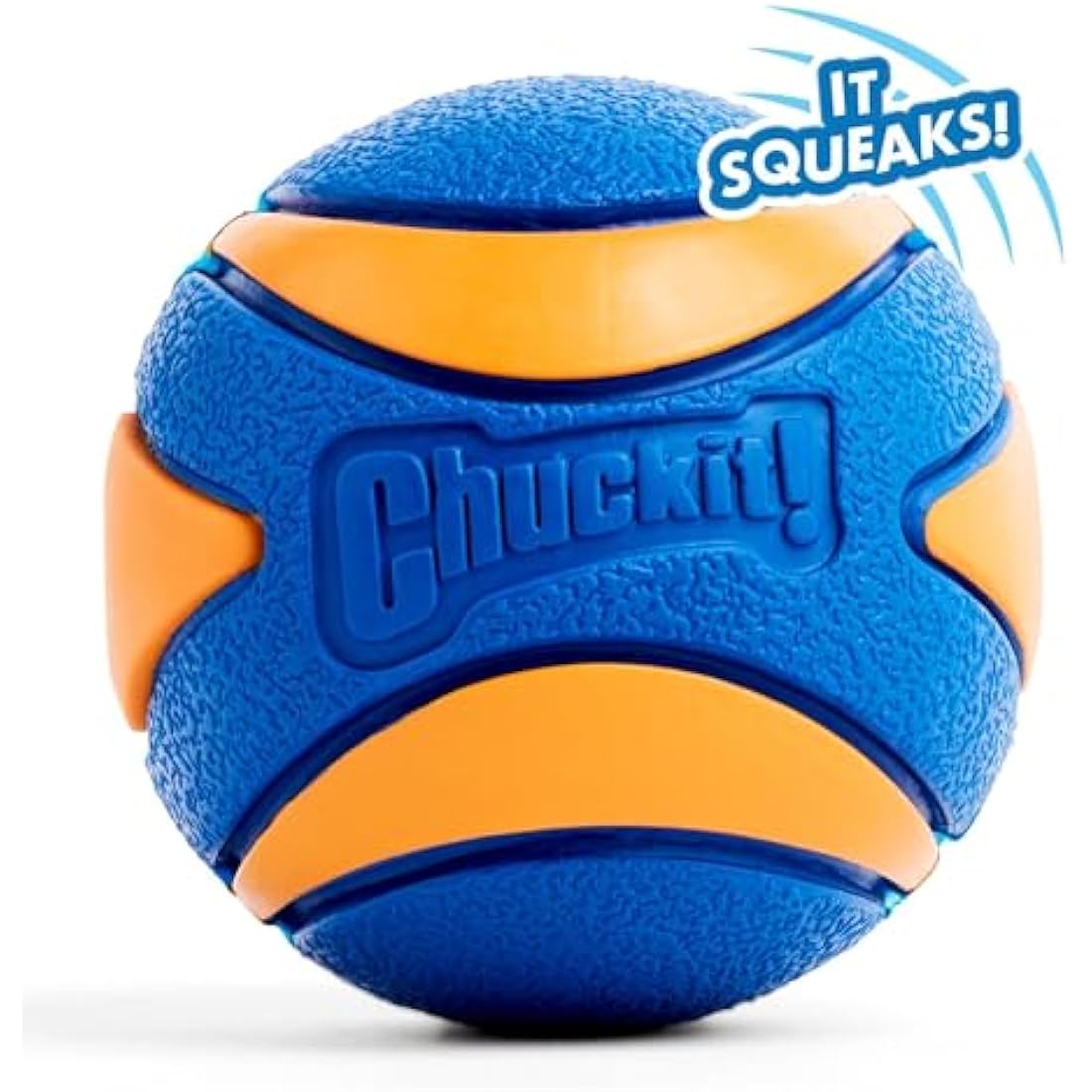 ChuckIt! Ultra Squeaker Dog Ball – Durable High Bounce Rubber Toy, X-Large