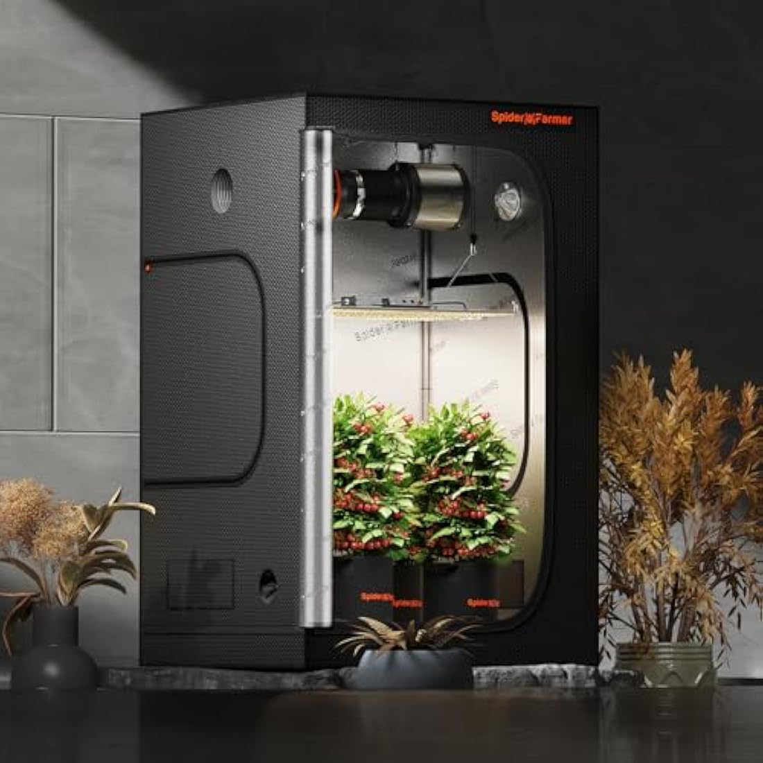 Spider Farmer 2x2x4 Grow Tent | 1680D Mylar Hydroponic Indoor Tent