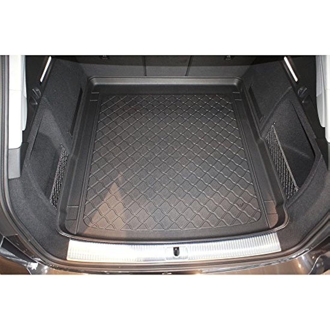 Bootsliners Black Car Boot Liner for Audi A4 B9 Avant Estate 2015-On