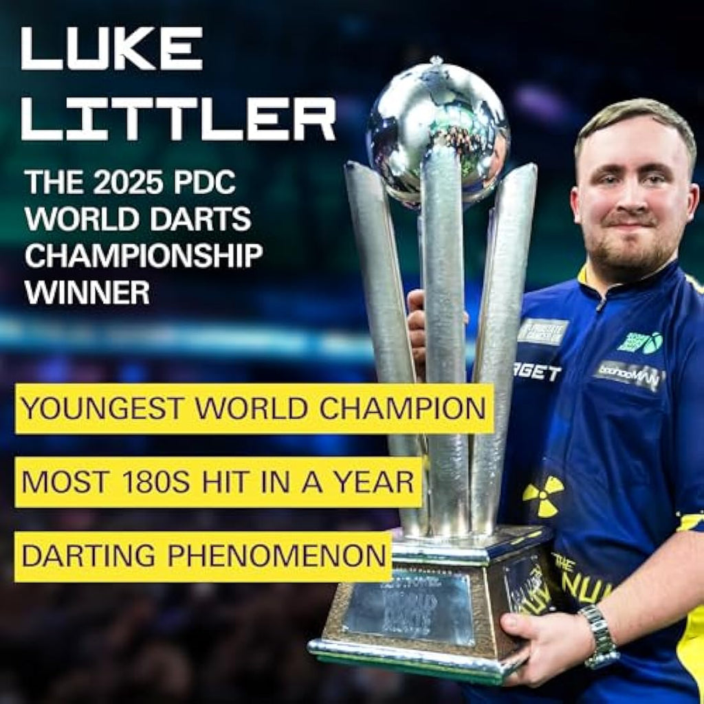 Target Darts Luke Littler Steel Tip Brass Dart Set – 85-Piece Nuke Edition
