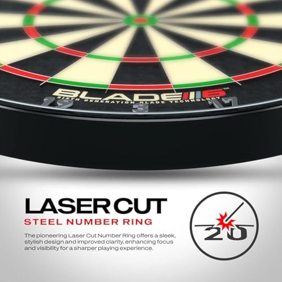 Winmau Blade 6 Triple Core Carbon Dartboard – Professional Sisal Board
