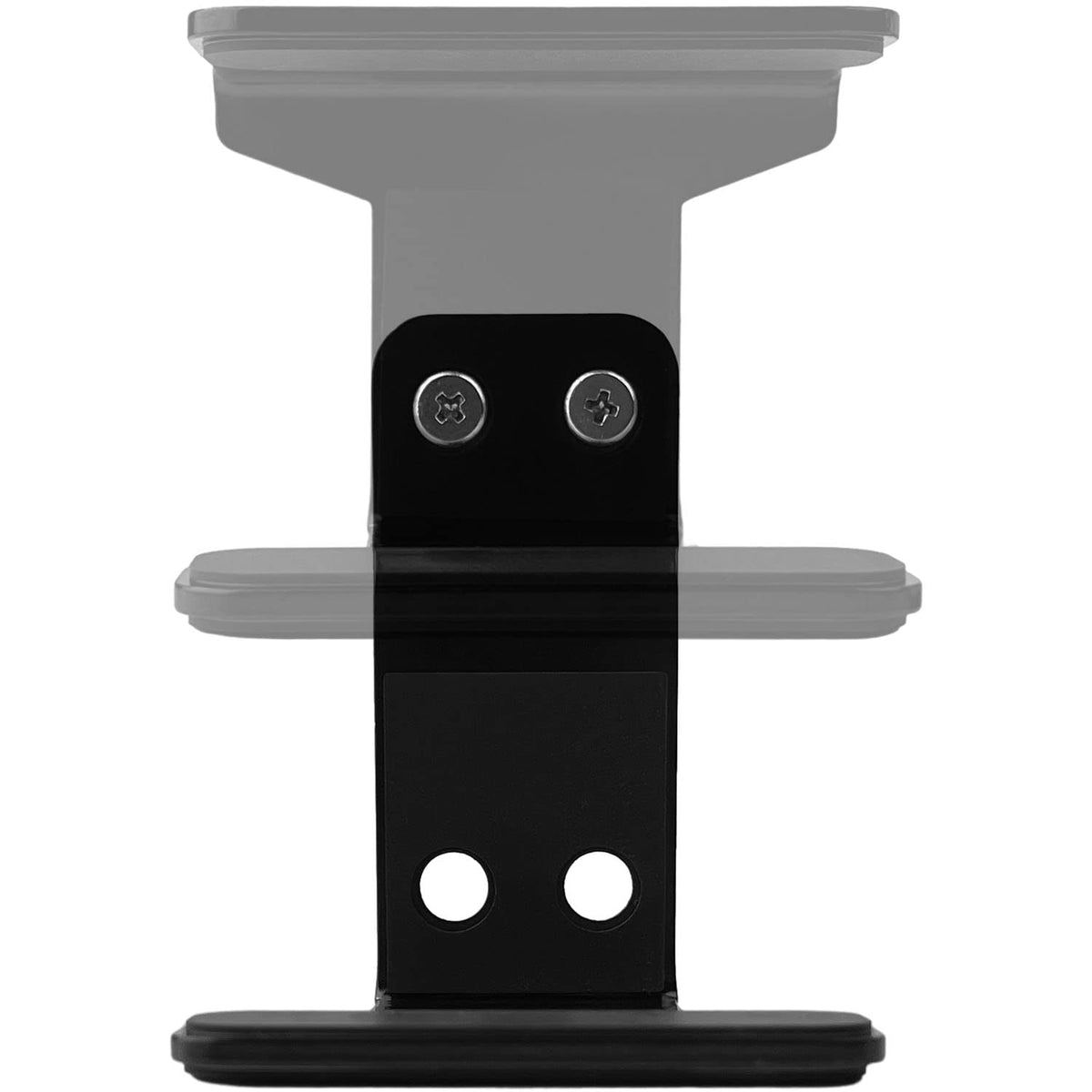 JEMACHE Under Desk Laptop Extra Mount, Metal Extra Holder Accessories for Triple or 4 Laptop Version Black - image 2