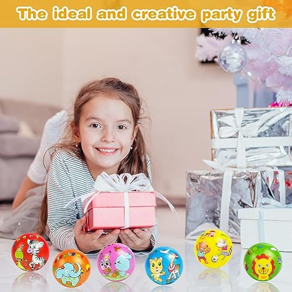 Animal Squeeze Stress Balls - 12pc Sensory Fidget Toys
