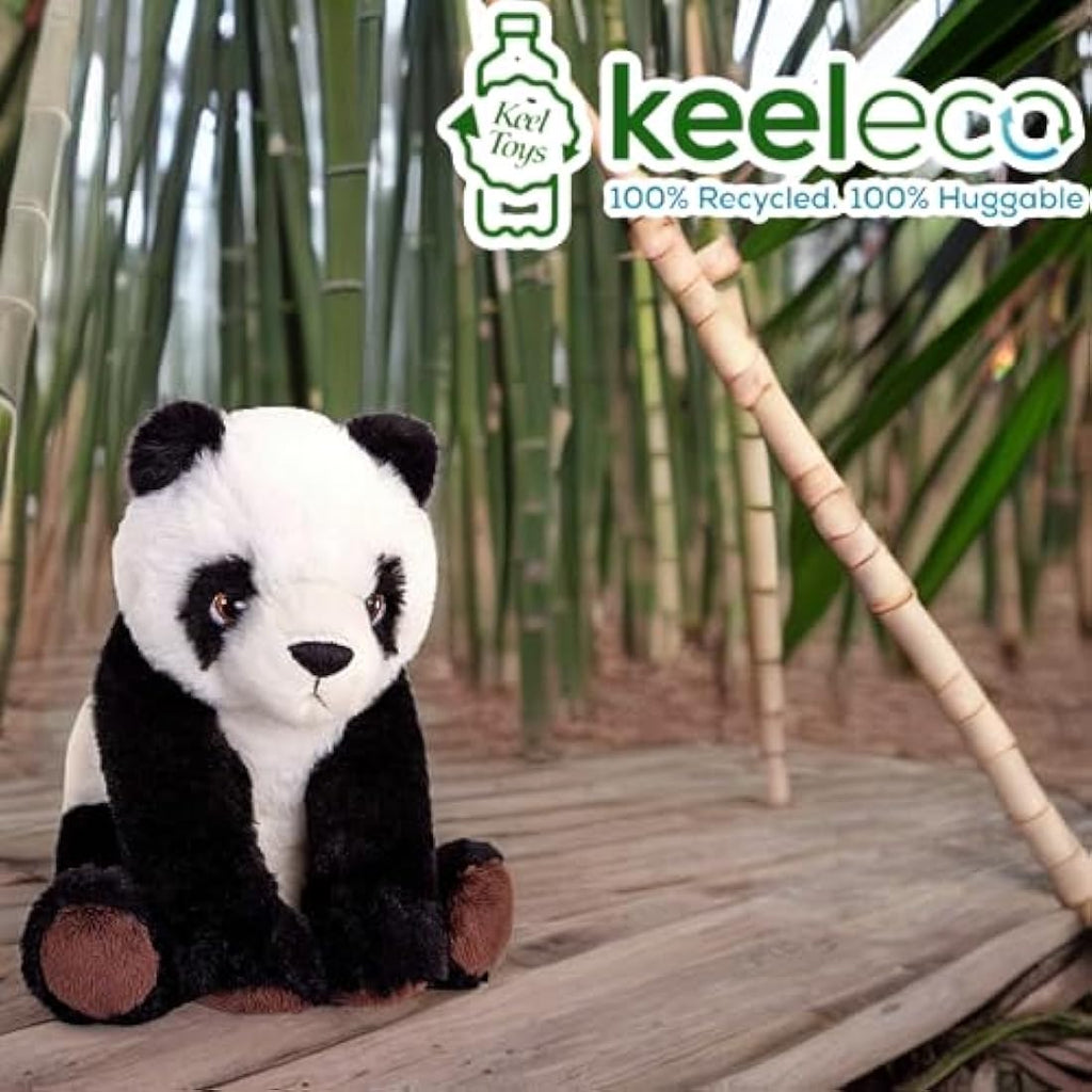 Deluxe Paws Panda Plush – 18cm Recycled Eco-Friendly Soft Toy