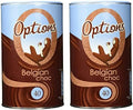 Option Belgian Choc-O-Lait Luxury Instant Hot Chocolate - 2 x 825g