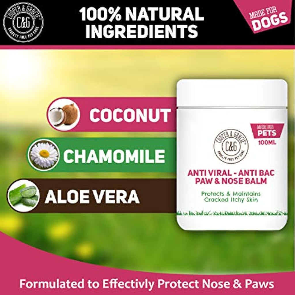 Dog Paw and Nose Balm – Natural Soothing 100ml Formula