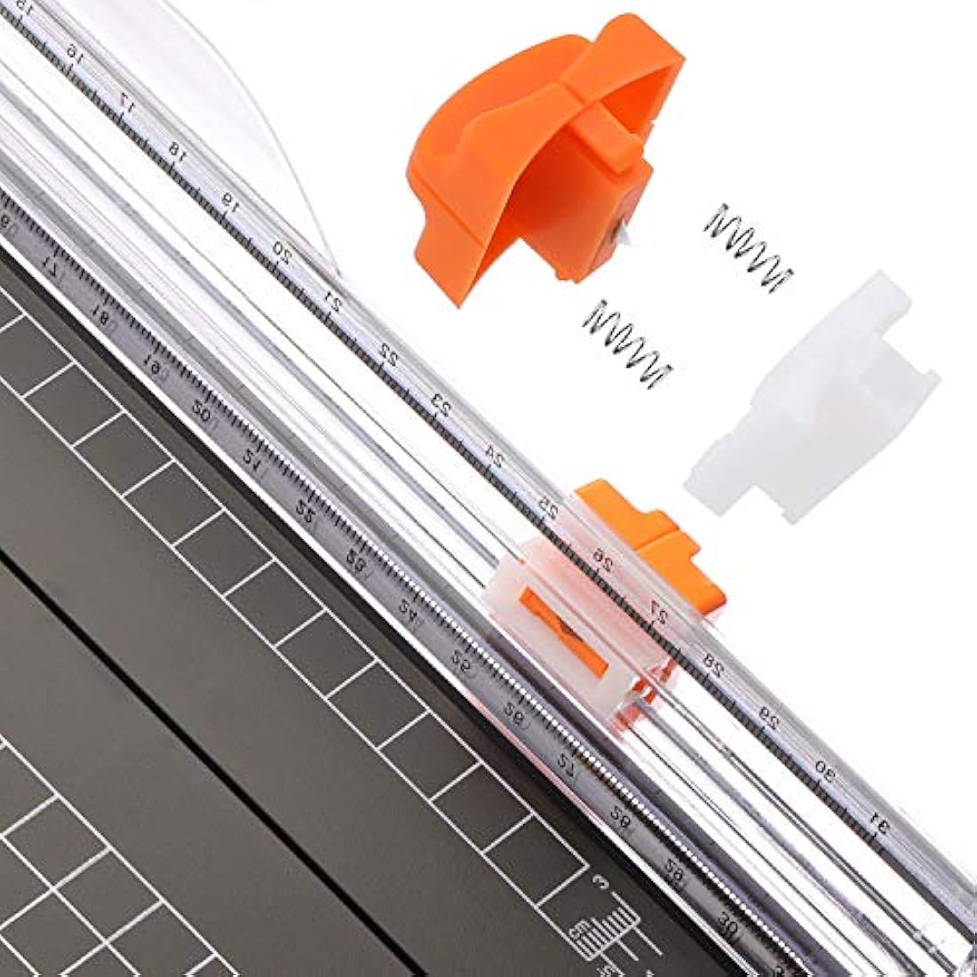 Firbon A4 Paper Cutter – 12 Inch Titanium Trimmer for Cardstock, Black