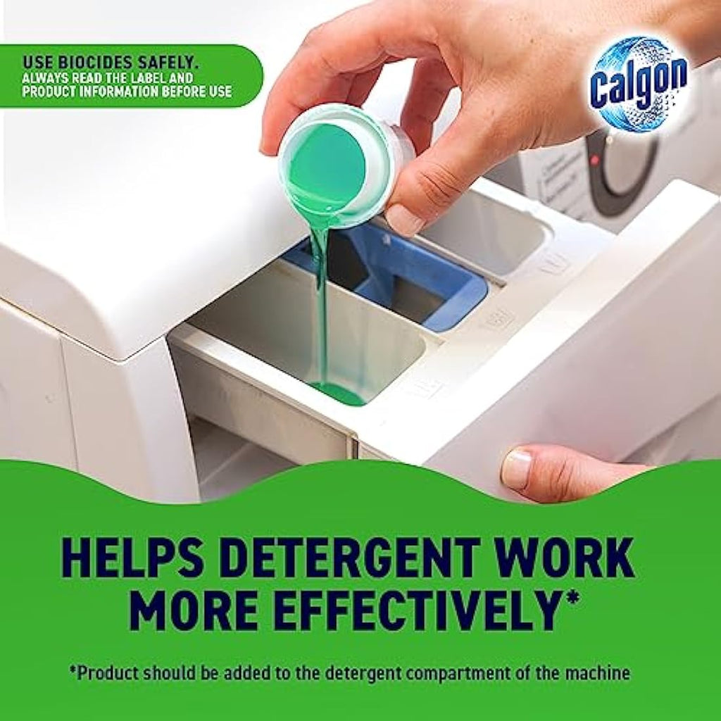 Calgon Antibacterial Washing Machine Cleaner & Water Softener Gel, 6x750ml