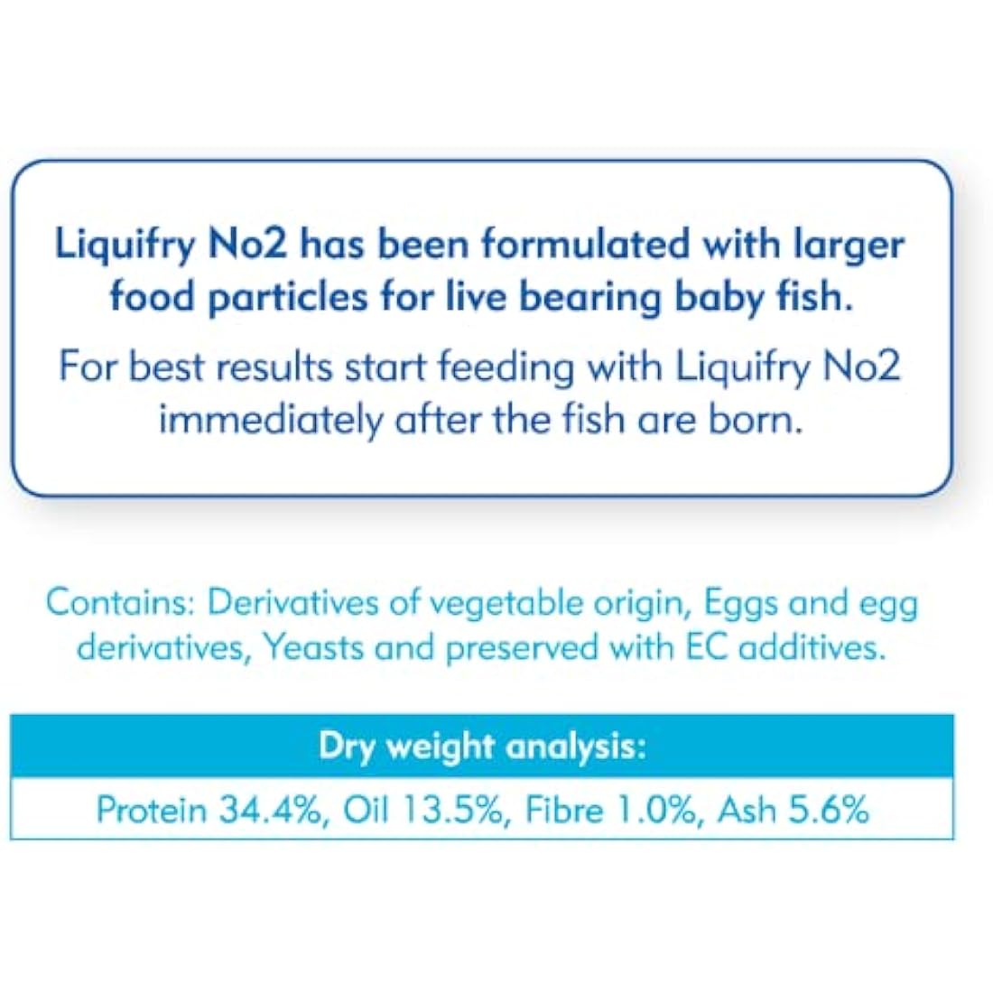 Interpet Liquifry No. 2 | Liquid Food for Live Bearing Fish Fry | 25ml