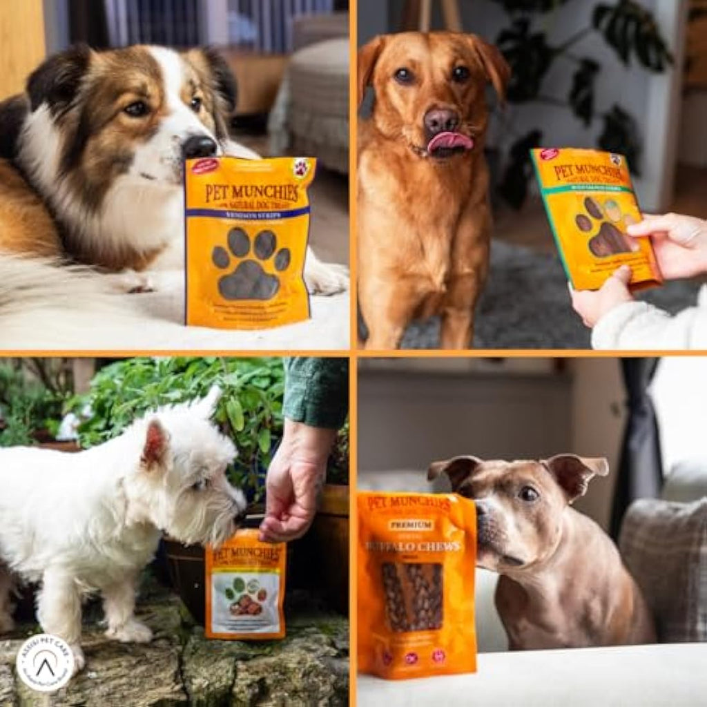 Pet Munchies Chicken Strips Dog Treats – Natural High Protein (18 x 90g)