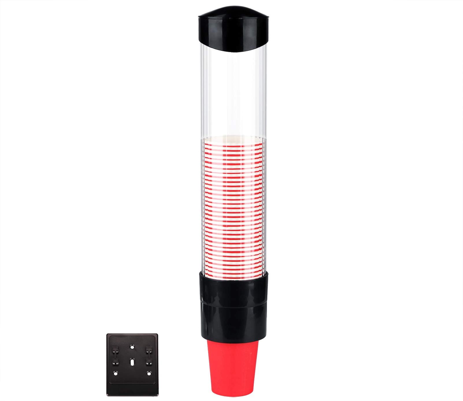 Jolof Store Wall Mounted Water Cup Dispenser | Dustproof 50 Cup Holder
