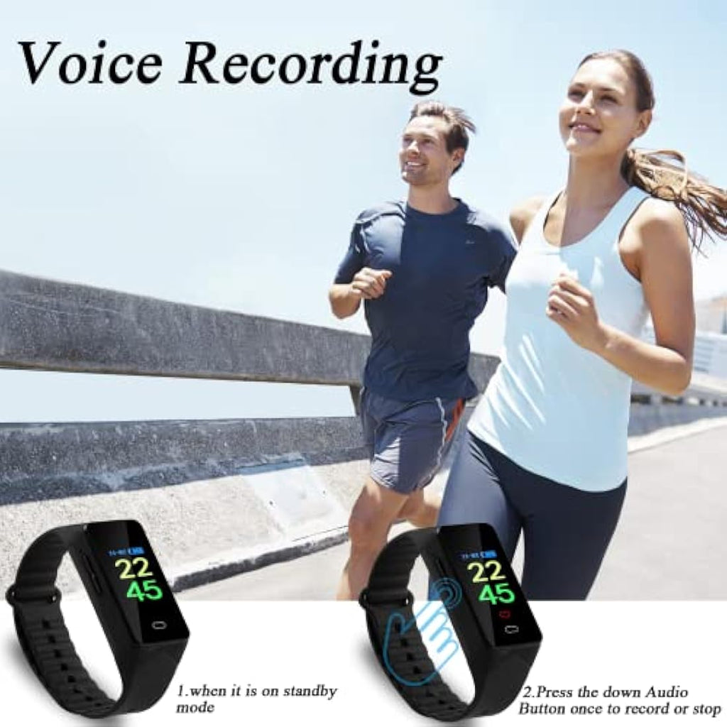 OTADUG 1080P Spy Camera Fitness Tracker | Hidden Wearable Watch with 32GB