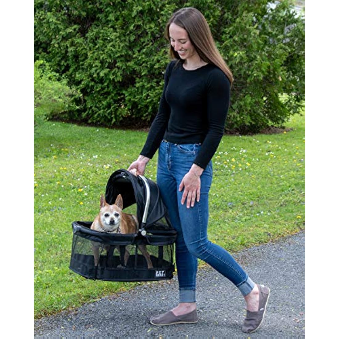 Pet Gear View 360 Pet Safety Carrier & Car Seat - Zipperless Entry