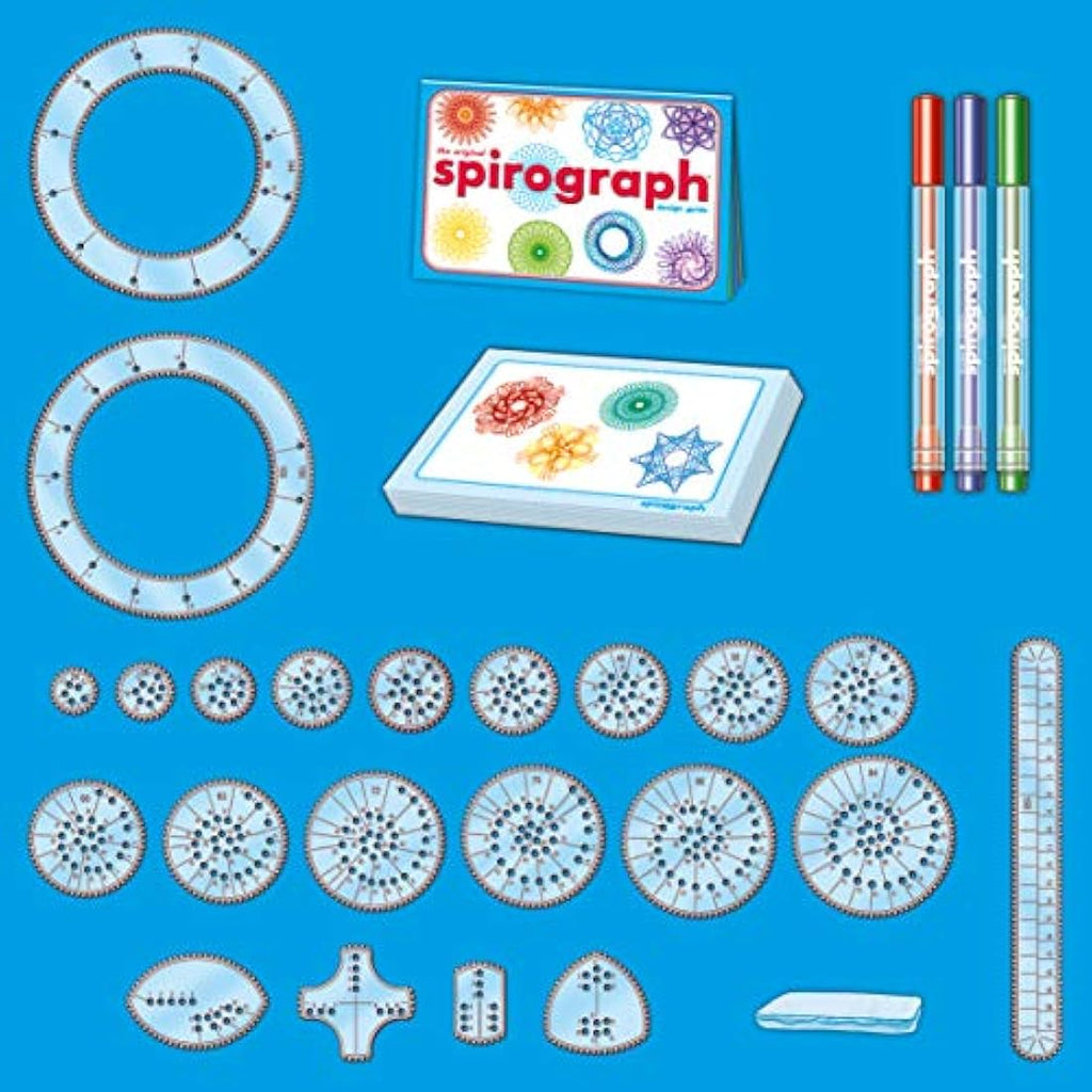 Spirograph Deluxe – Kit de Dessin Mandala et Jeu Créatif – 45 Pièces