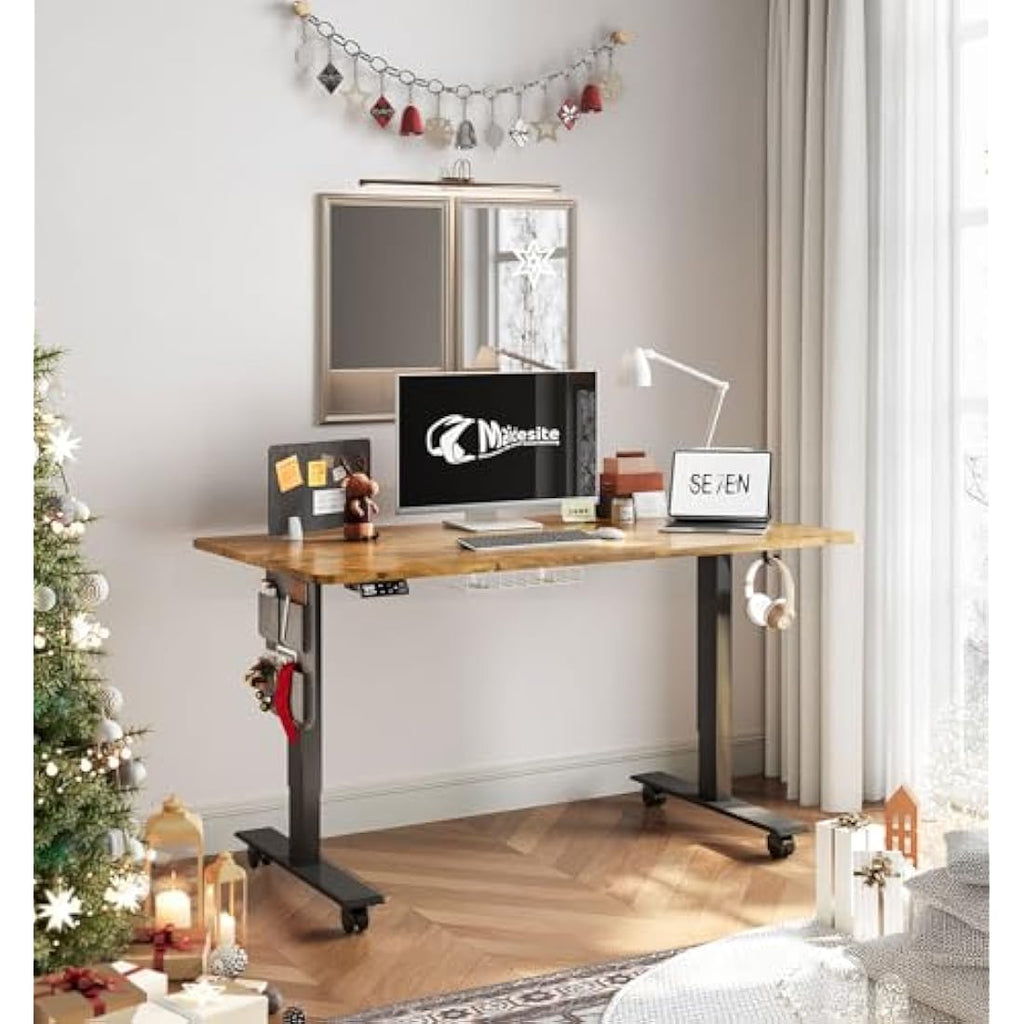MAIDeSITe Electric Height Adjustable Standing Desk – 120x60cm Carbon Steel