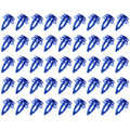 YINETTECH 50x Wheel Arch Trim Clips | Blue Plastic Fasteners for Range Rover