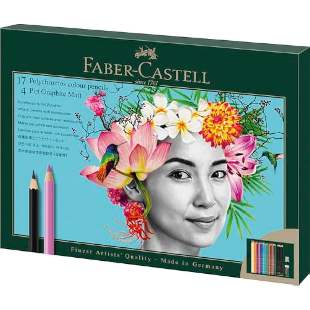 Faber-Castell Polychromos Colour Pencil Gift Set | Professional Art Set