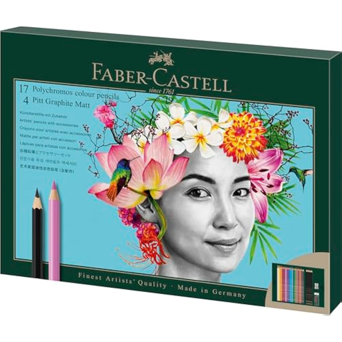 Faber-Castell Polychromos Colour Pencil Gift Set | Professional Art Set