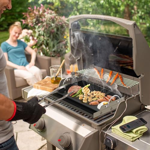 Onlyfire Non-Stick Ceramic Griddle Plancha for Gas and Charcoal Grills, 18"