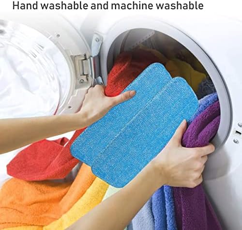 Ulable 6-Pack Microfiber Spray Mop Replacement Pads | Washable & Reusable