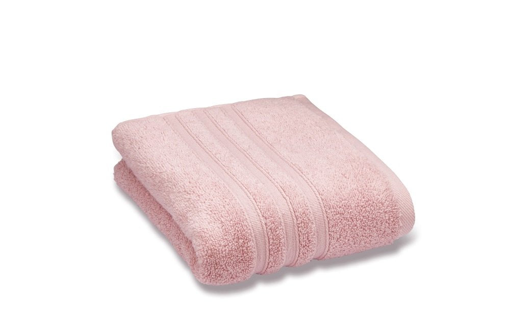 Catherine Lansfield Zero Twist Cotton Bath Towel - Pink, 70x120cm