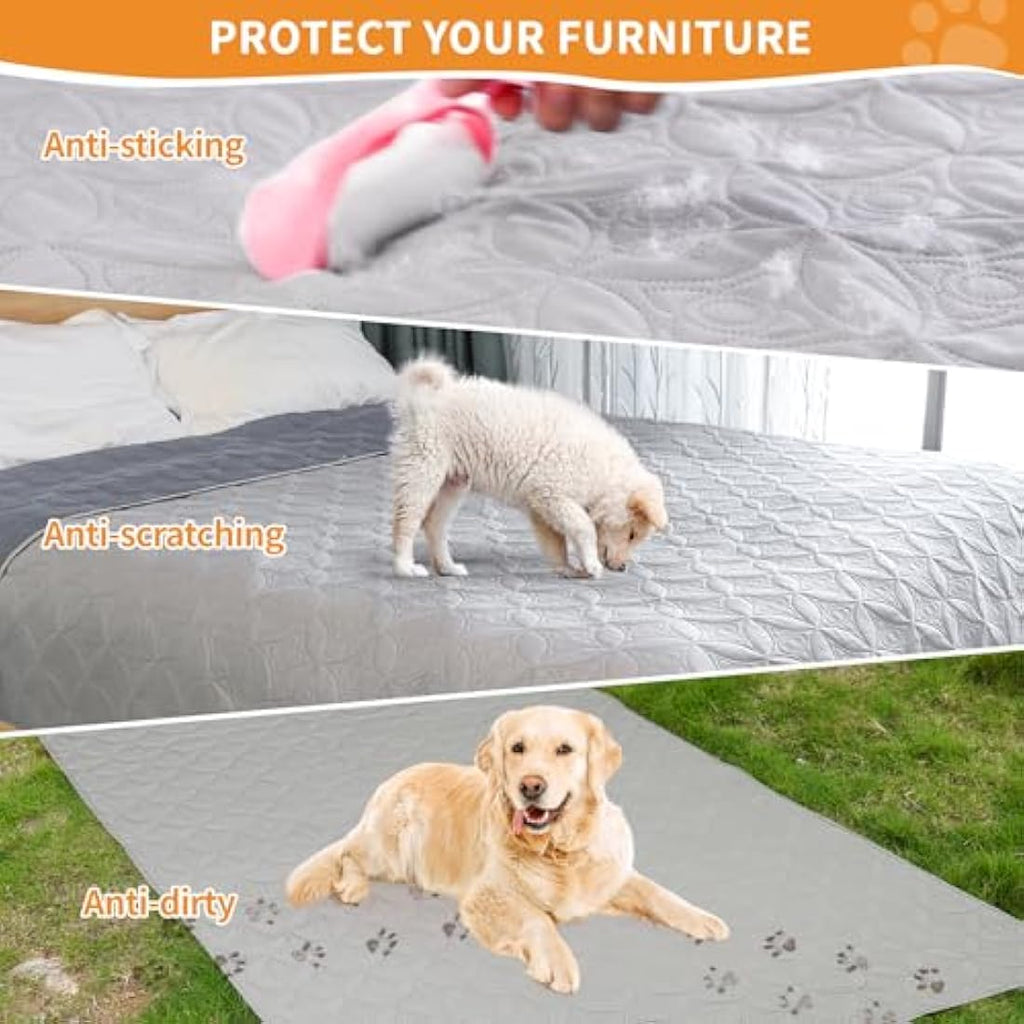 Jolof Store Waterproof Dog Blanket | 2-Pack Washable Furniture Protector