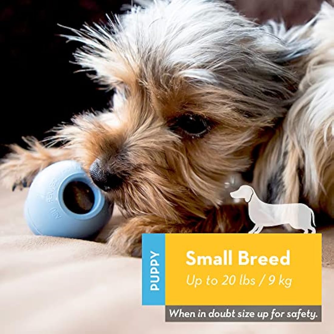 KONG Puppy Natural Rubber Teething Toy – Durable Stuffable Chew Toy