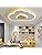 AOEH LED Cloud Ceiling Light – Dimmable Wood Lamp for Kids Nursery, 50cm